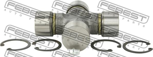 Febest ASGW-2786 - Шарнир, продольный вал unicars.by