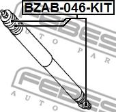 Febest BZAB-046-KIT - Монтажный комплект, амортизатор unicars.by