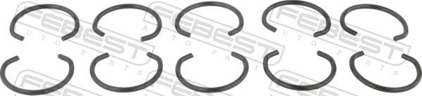 Febest CC-5-26X2-PCS10 - Монтажный комплект, сильфон приводного вала unicars.by