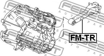 Febest FM-TR - Подвеска, ступенчатая коробка передач unicars.by