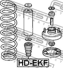 Febest HD-EKF - Отбойник, демпфер амортизатора unicars.by