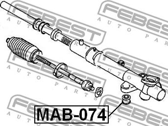 Febest MAB-074 - Подвеска, рулевое управление unicars.by