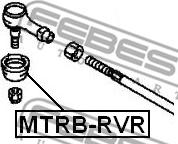 Febest MTRB-RVR - Ремкомплект, наконечник поперечной рулевой тяги unicars.by