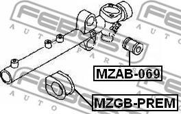 Febest MZAB-069 - Подвеска, рулевое управление unicars.by