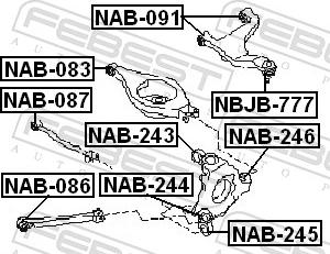 Febest NBJB-777 - Пыльник шаровой опоры unicars.by