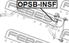 Febest OPSB-INSF - Втулка стабилизатора unicars.by