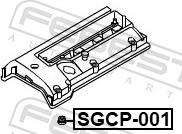 Febest SGCP-001 - Уплотнительное кольцо, шахта свечи unicars.by