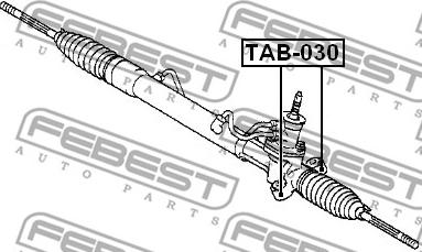 Febest TAB-030 - Подвеска, рулевое управление unicars.by