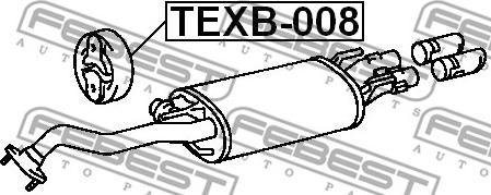 Febest TEXB-008 -  unicars.by