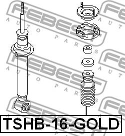 Febest TSHB-16-GOLD - Отбойник, демпфер амортизатора unicars.by