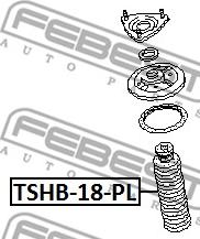 Febest TSHB-18-PL - Пылезащитный комплект, амортизатор unicars.by