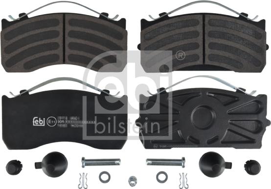 Febi Bilstein 16592 - Тормозные колодки, дисковые, комплект unicars.by