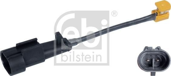 Febi Bilstein 106207 - Сигнализатор, износ тормозных колодок unicars.by