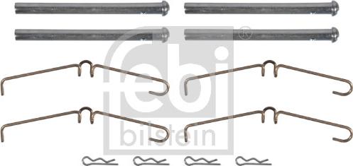 Febi Bilstein 181998 - Комплектующие для колодок дискового тормоза unicars.by