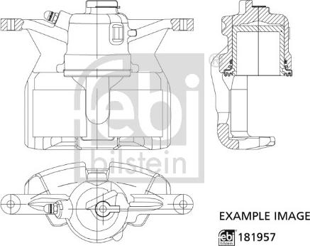 Febi Bilstein 181957 - Тормозной суппорт unicars.by