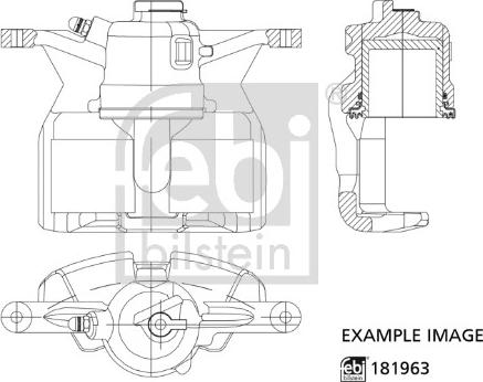 Febi Bilstein 181963 - Тормозной суппорт unicars.by