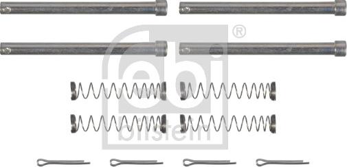 Febi Bilstein 181863 - Комплектующие для колодок дискового тормоза unicars.by