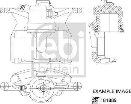 Febi Bilstein 181889 - Тормозной суппорт unicars.by