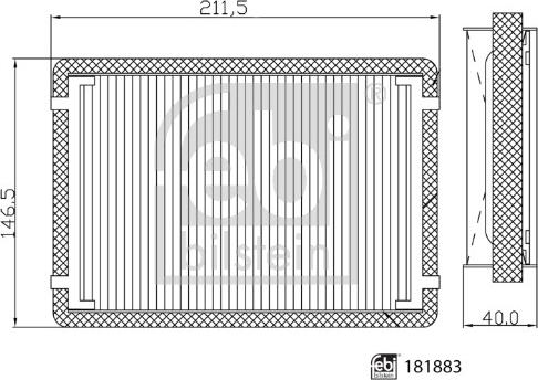 Febi Bilstein 181883 - Фильтр воздуха в салоне unicars.by