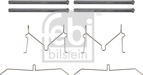 Febi Bilstein 182375 - Комплектующие для колодок дискового тормоза unicars.by