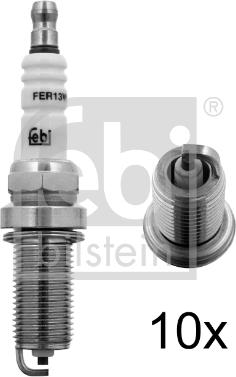 Febi Bilstein 13435 - Свеча зажигания unicars.by