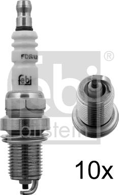 Febi Bilstein 13421 - Свеча зажигания unicars.by