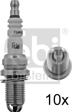 Febi Bilstein 13503 - Свеча зажигания unicars.by