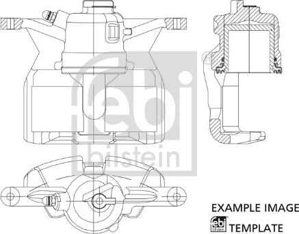 Febi Bilstein 178946 - Тормозной суппорт unicars.by