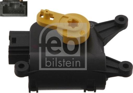 Febi Bilstein 34147 - Переключающийся вентиль, воздушная заслонка - крышка unicars.by