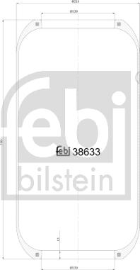 Febi Bilstein 38633 - Кожух пневматической рессоры unicars.by