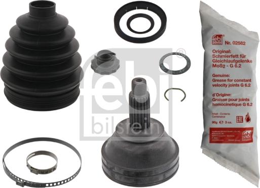 Febi Bilstein 33262 - Шарнирный комплект, ШРУС, приводной вал unicars.by