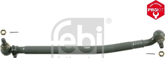 Febi Bilstein 21714 - Продольная рулевая штанга, тяга unicars.by