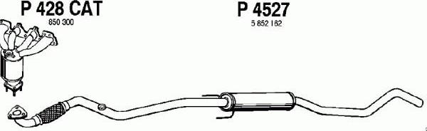 Fenno P4527 - Средний глушитель выхлопных газов unicars.by