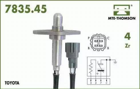 Fenno XL7835.45.040 - Лямбда-зонд, датчик кислорода unicars.by