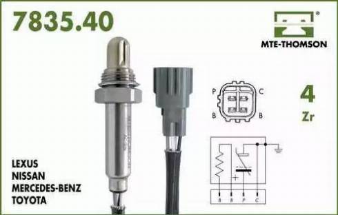 Fenno XL7835.40.035 - Лямбда-зонд, датчик кислорода unicars.by