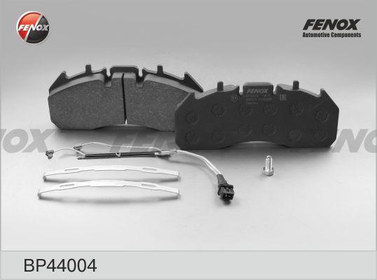 Fenox BP44004 - Тормозные колодки, дисковые, комплект unicars.by