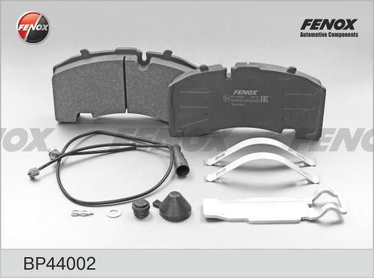 Fenox BP44002 - Тормозные колодки, дисковые, комплект unicars.by