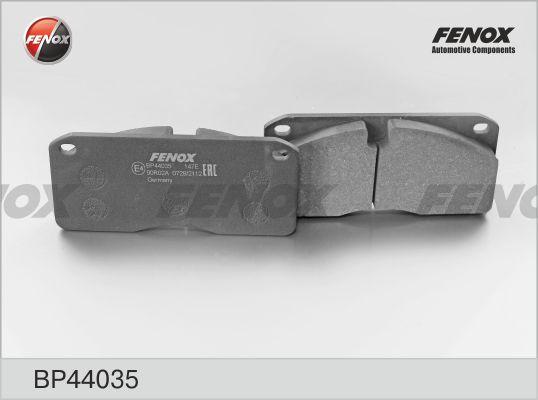 Fenox BP44035 - Тормозные колодки, дисковые, комплект unicars.by