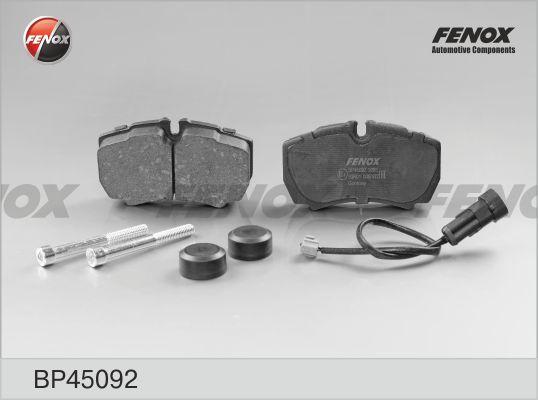 Fenox BP45092 - Тормозные колодки, дисковые, комплект unicars.by