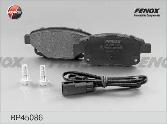 Fenox BP45086 - Тормозные колодки, дисковые, комплект unicars.by