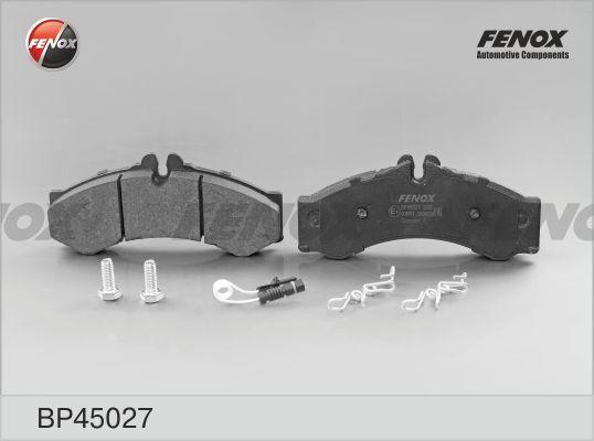 Fenox BP45027 - Тормозные колодки, дисковые, комплект unicars.by