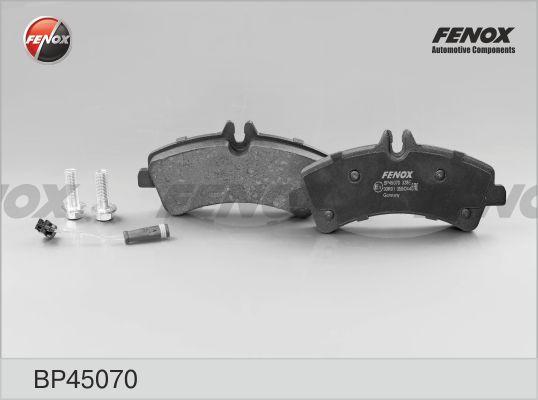 Fenox BP45070 - Тормозные колодки, дисковые, комплект unicars.by