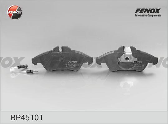 Fenox BP45101 - Тормозные колодки, дисковые, комплект unicars.by