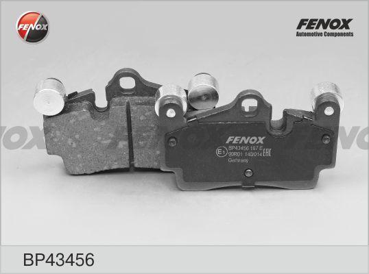 Fenox BP43456 - Тормозные колодки, дисковые, комплект unicars.by