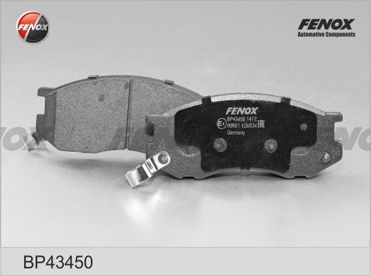 Fenox BP43450 - Тормозные колодки, дисковые, комплект unicars.by