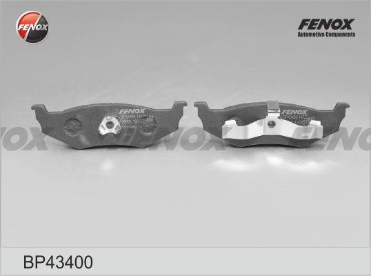 Fenox BP43400 - Тормозные колодки, дисковые, комплект unicars.by