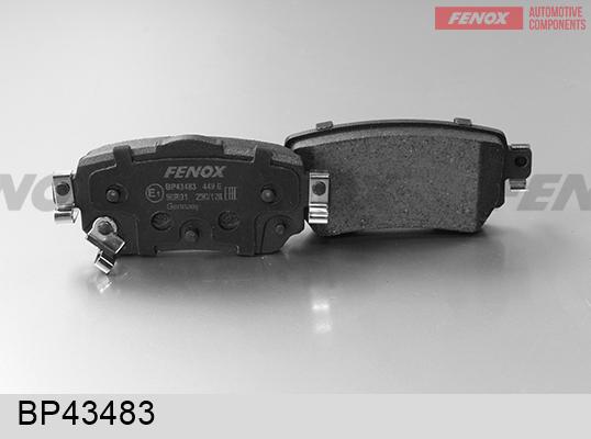 Fenox BP43483 - Тормозные колодки, дисковые, комплект unicars.by