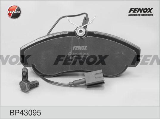 Fenox BP43095 - Тормозные колодки, дисковые, комплект unicars.by