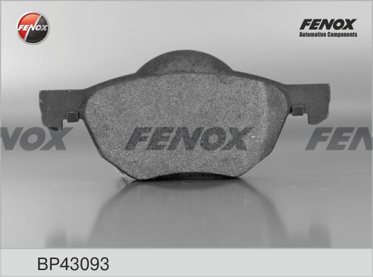 Fenox BP43093 - Тормозные колодки, дисковые, комплект unicars.by