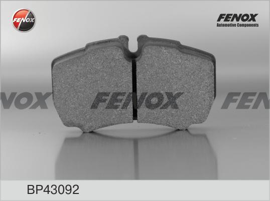 Fenox BP43092 - Тормозные колодки, дисковые, комплект unicars.by